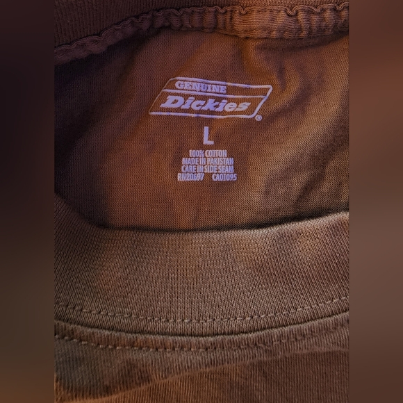 Dieckies Men's large Caramel Brown T shirt - Picture 5 of 6